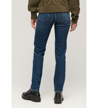 Superdry Jean skinny bleu  taille moyenne