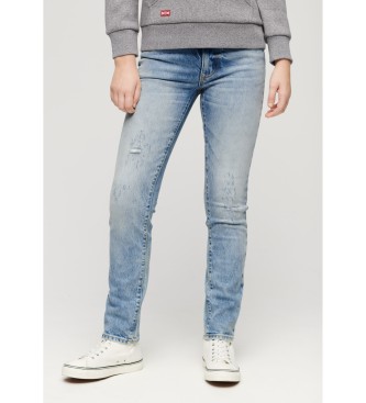 Superdry Jean skinny bleu  taille moyenne
