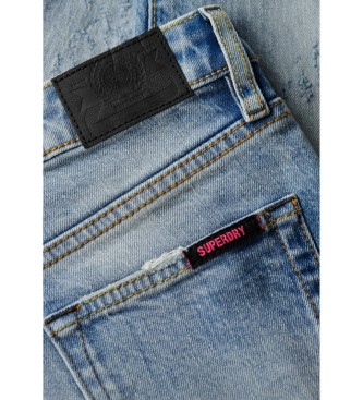 Superdry Blue mid-rise skinny jeans