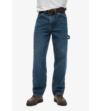 Superdry Blauwe timmerman jeans