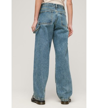 Superdry Blaue Jeans mit mittlerer Leibhhe von Carpenter