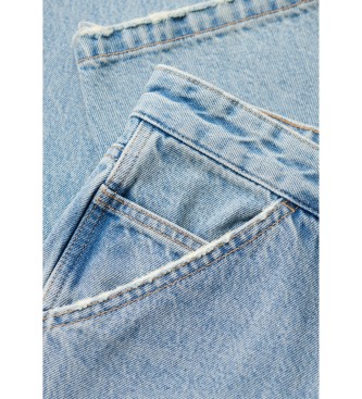 Superdry Jeans de tiro medio Carpenter azul