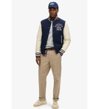 Superdry Marine kettingsteek varsity bomberjack