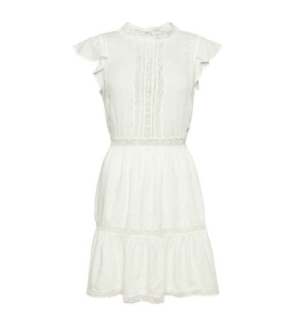 Superdry White Studios Kleid aus Spitzenmix