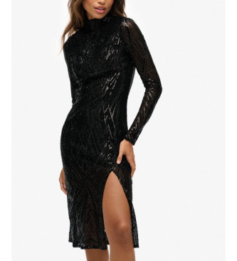 Superdry Open jurk zwart