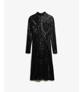 Superdry Open jurk zwart