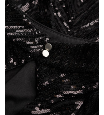 Superdry Open jurk zwart