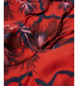 Superdry Robe imprime rouge