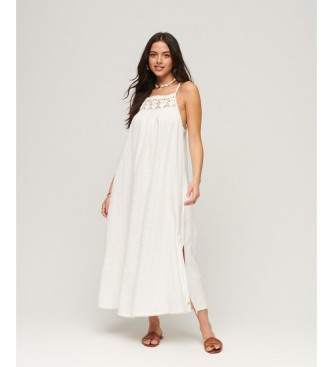 Superdry Hvid vintage-kjole