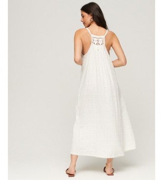 Superdry Hvid vintage-kjole