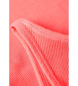 Superdry Vestido Bordado De Canal rosa