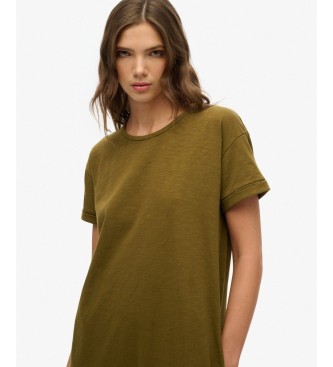 Superdry Vestido Tone verde