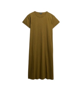 Superdry Vestido Tone verde