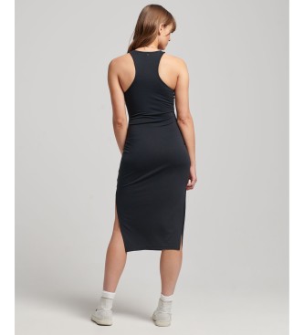 Superdry Knitted dress with black olympic back