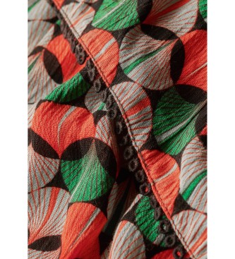 Superdry Lang strandkjole med flerfarvede stropper