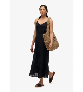 Superdry Vestido Ibiza negro