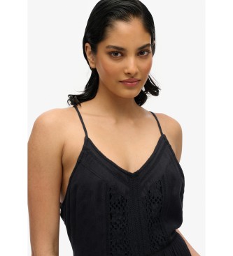 Superdry Vestido Ibiza negro