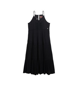 Superdry Vestido Ibiza negro