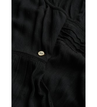 Superdry Vestido Ibiza negro