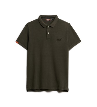 Superdry Polo noir Vintage Destroy