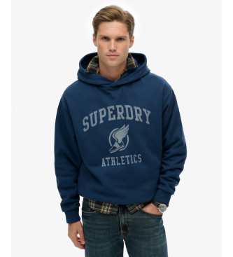 Superdry Vintage sweatshirt i overstrrelse navy
