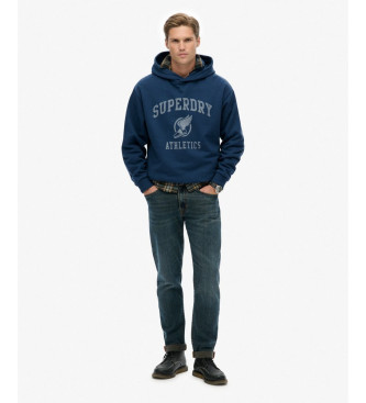 Superdry Vintage sweatshirt i overstrrelse navy