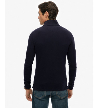 Superdry Vintage Athletic navy polo shirt