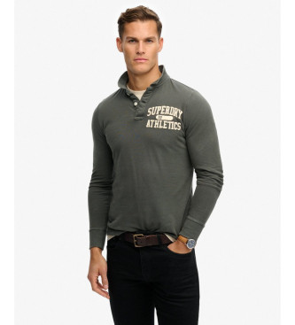 Superdry Vintage Athletic grey polo shirt