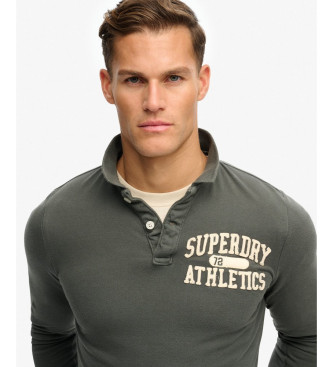 Superdry Vintage Athletic grey polo shirt