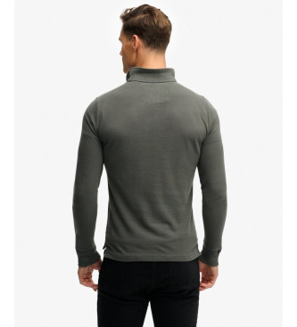 Superdry Vintage Athletic grey polo shirt