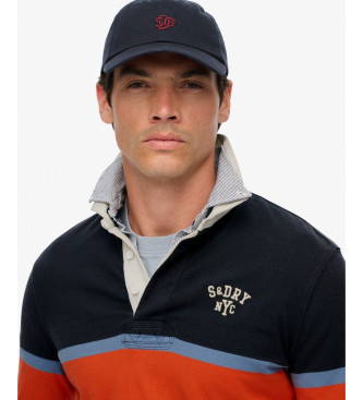 Superdry Vintage Athletic Eagle polo shirt navy, rd
