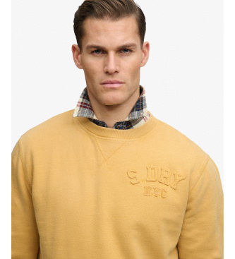 Superdry Sweat Vintage Toanl jaune