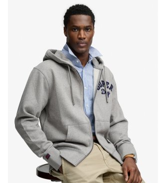 Superdry Vintage Athletic grijze sweater