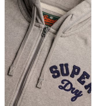 Superdry Vintage Athletic grijze sweater