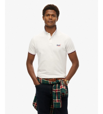 Superdry Polo Vintage Poolside blanco