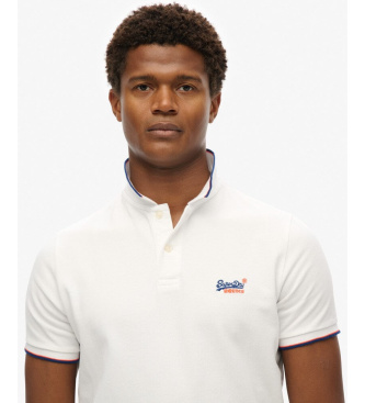 Superdry Polo Vintage Poolside blanco