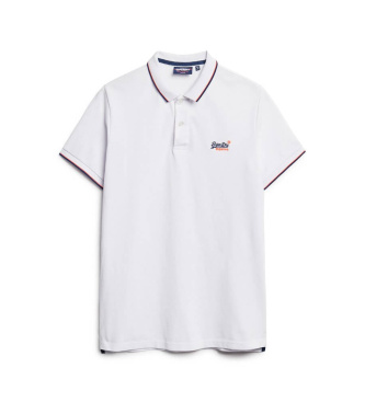 Superdry Polo Vintage Poolside blanco