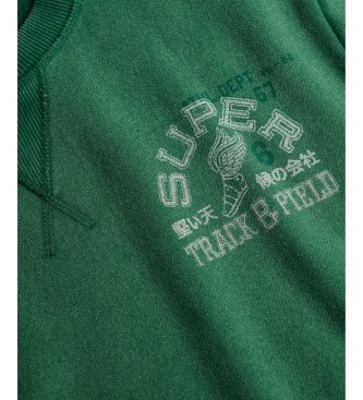 Superdry Vintage Prep Relaxed groene sweater