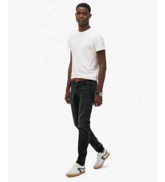 Superdry Vintage Slim Jeans w kolorze czarnym