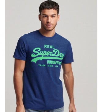 Superdry Camiseta Original & Vintage azul