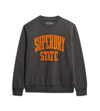 Superdry Vintage Athletic Crew Sweatshirt grau