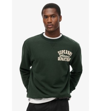 Superdry Vintage Athletic Crew Sweatshirt grn