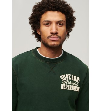 Superdry Vintage Athletic Crew Sweatshirt vert