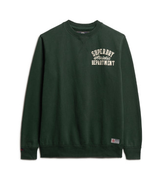 Superdry Camisola Vintage Athletic Crew verde