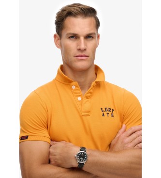 Superdry Polo sportiva gialla vintage