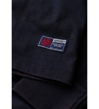Superdry Vintage atletska majica Grandad mornarsko modra
