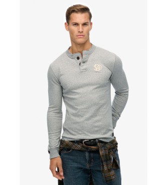 Superdry T-shirt Vintage Athletic Grandad cinzenta