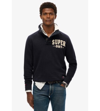 Superdry Vintage Athletic Half navy trje