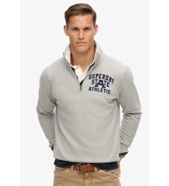 Superdry Vintage Athletic Sweater grijs