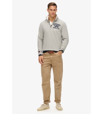 Superdry Vintage Athletic Sweater grijs